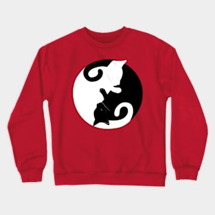 Cats Yin Yang Crewneck Sweatshirt